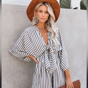 NWT Vici Wind in my Sails Pocketed Romper